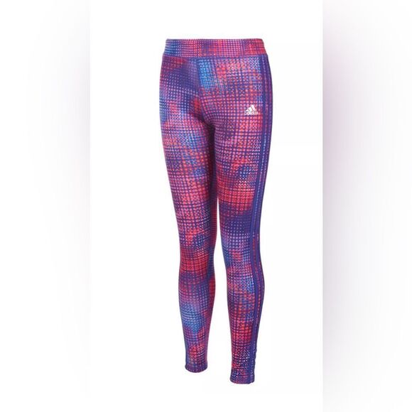 Adidas Geo-Print ClimaLite® Activewear Leggings  Size XL 14/16 - Picture 1 of 5